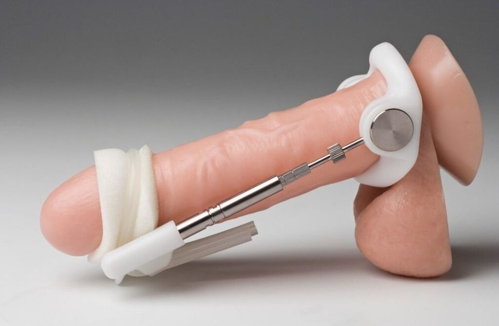 Extender to enlarge the thickness of the penis